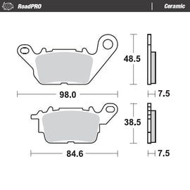 Brake Pad for Yamaha Nmax 125 (GPD-A) (2015–2024) - Moto-Master 412904