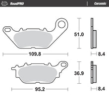 Load image into Gallery viewer, Brake Pad for Yamaha Nmax 125 (GPD-A) (2015–2024) - Moto-Master 413004