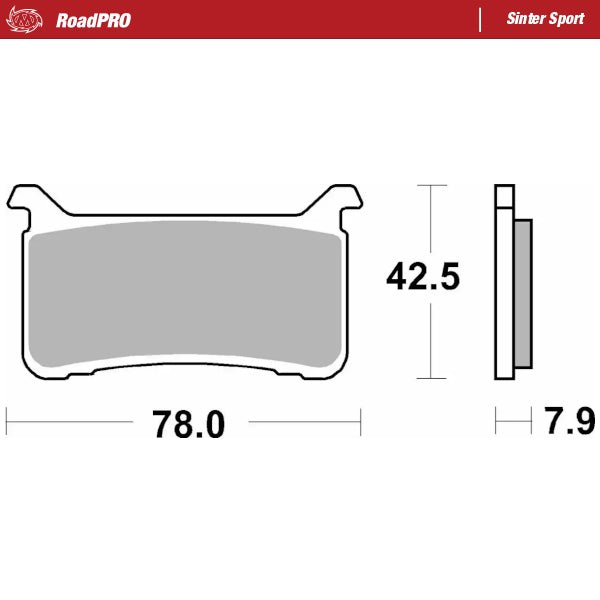 Moto-Master Motorcycle Brake Pads 413105