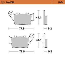 Moto-Master Motorcycle Brake Pads 413403