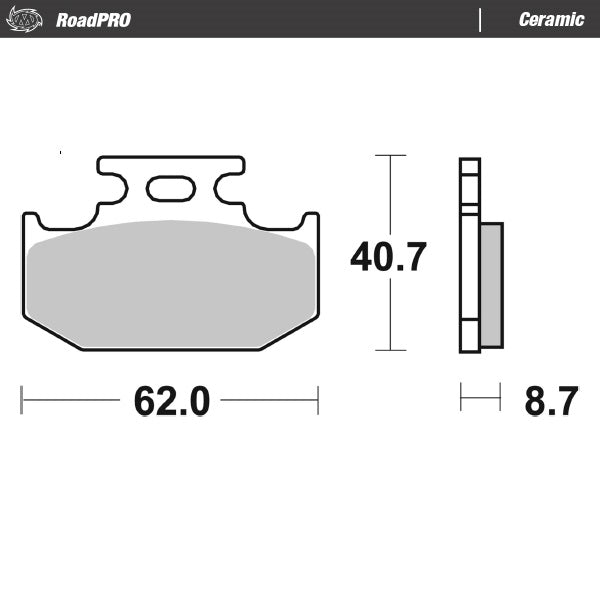 Moto-Master Motorcycle Brake Pads 413804