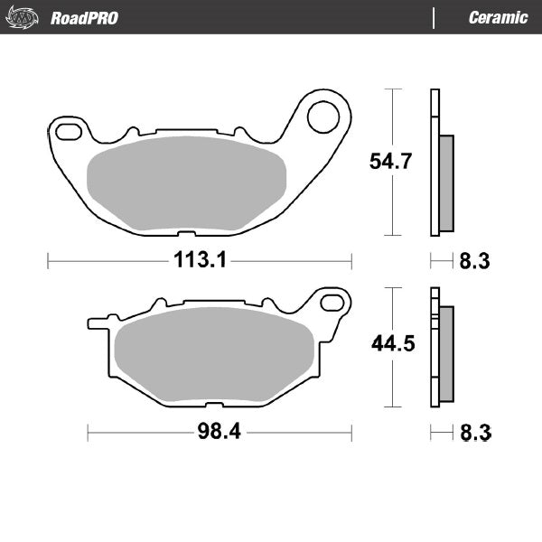Brake Pad for Yamaha X-Max 300 (CZD-A) (2017–2024) - Moto-Master 413904
