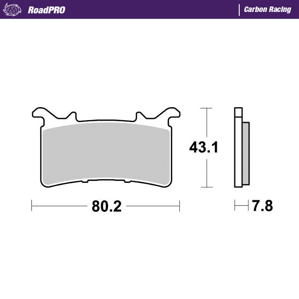 Moto-Master Motorcycle Brake Pads 414306