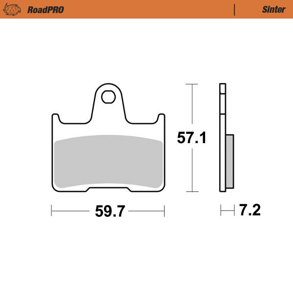 Moto-Master Motorcycle Brake Pads 414402