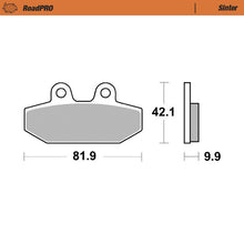 Load image into Gallery viewer, Moto-Master Motorcycle Brake Pads 414502