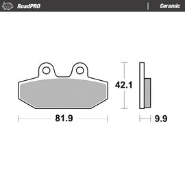 Moto-Master Motorcycle Brake Pads 414504