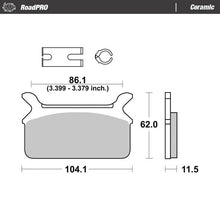 Load image into Gallery viewer, Moto-Master Motorcycle Brake Pads 414704