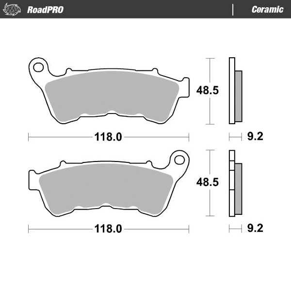 Moto-Master Motorcycle Brake Pads 414804