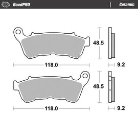 Moto-Master Motorcycle Brake Pads 414804