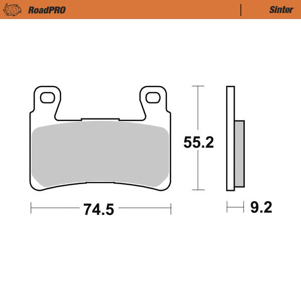 Moto-Master Motorcycle Brake Pads 414901