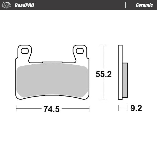 Moto-Master Motorcycle Brake Pads 414904