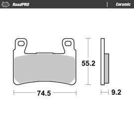 Moto-Master Motorcycle Brake Pads 414904