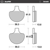 Moto-Master Motorcycle Brake Pads 415004