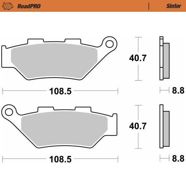 Moto-Master Motorcycle Brake Pads 415601