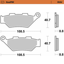 Moto-Master Motorcycle Brake Pads 415601