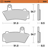 Moto-Master Motorcycle Brake Pads 415701