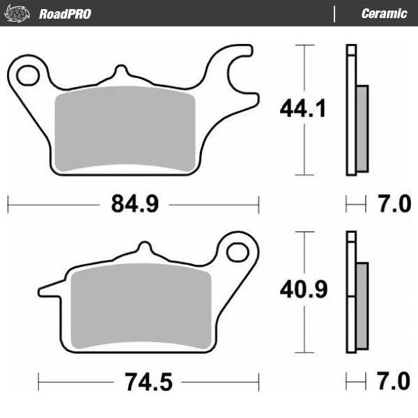 Moto-Master Motorcycle Brake Pads 415804