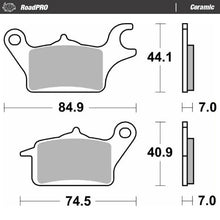 Load image into Gallery viewer, Moto-Master Motorcycle Brake Pads 415804
