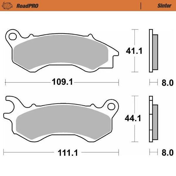 Moto-Master Motorcycle Brake Pads 415903