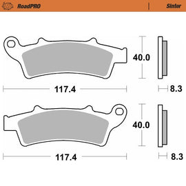 Moto-Master Motorcycle Brake Pads 416103