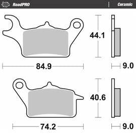 Brake Pad for Suzuki Burgman Street EX 125 (2023–2024) - Moto-Master 416204