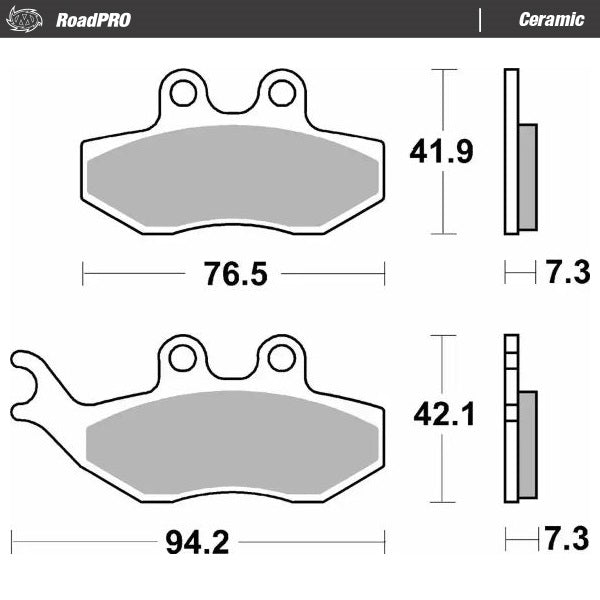 Moto-Master Motorcycle Brake Pads 416404