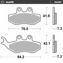 Load image into Gallery viewer, Moto-Master Motorcycle Brake Pads 416404
