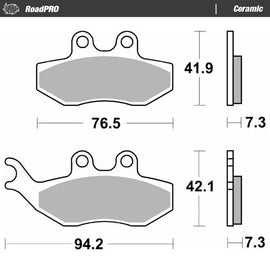 Moto-Master Motorcycle Brake Pads 416404