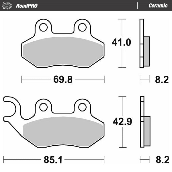 Moto-Master Motorcycle Brake Pads 416504