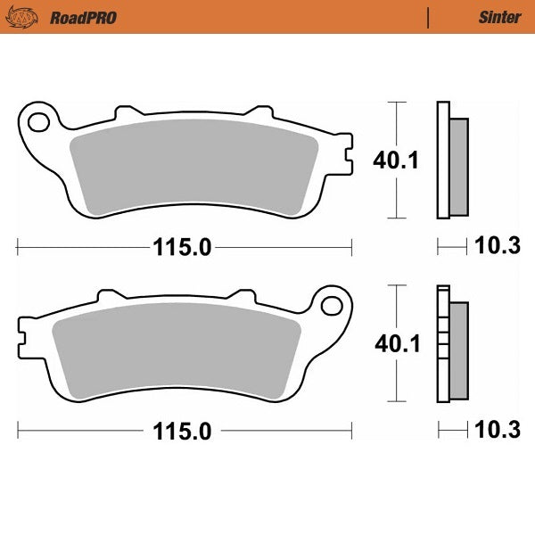 Moto-Master Motorcycle Brake Pads 416602