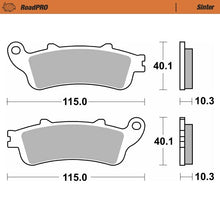 Load image into Gallery viewer, Moto-Master Motorcycle Brake Pads 416602