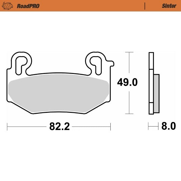 Moto-Master Motorcycle Brake Pads 416701