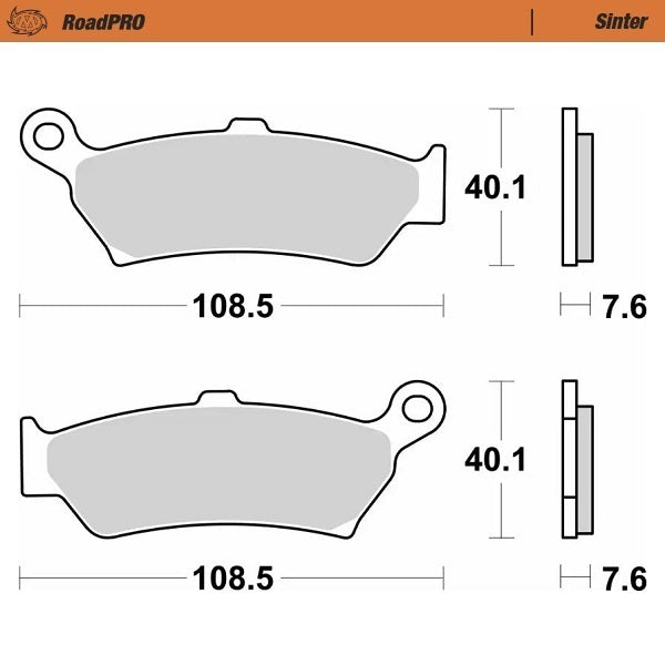 Moto-Master Motorcycle Brake Pads 416802