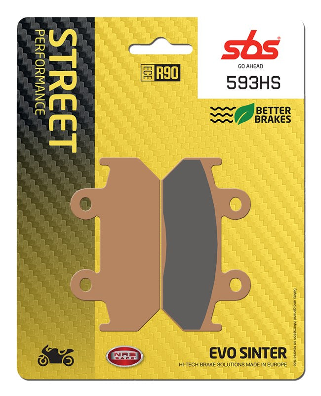 SBS Motorcycle Brake Pads 593HS