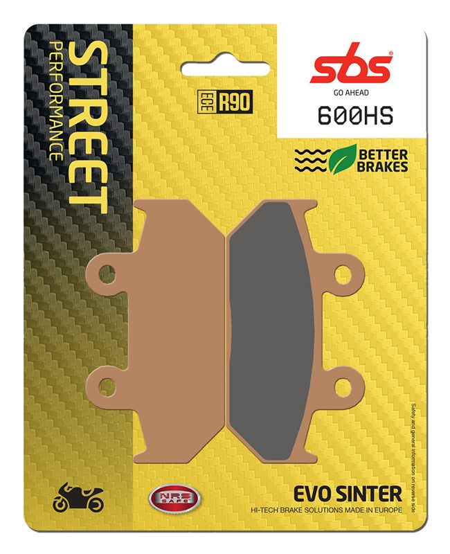 SBS Motorcycle Brake Pads 600HS