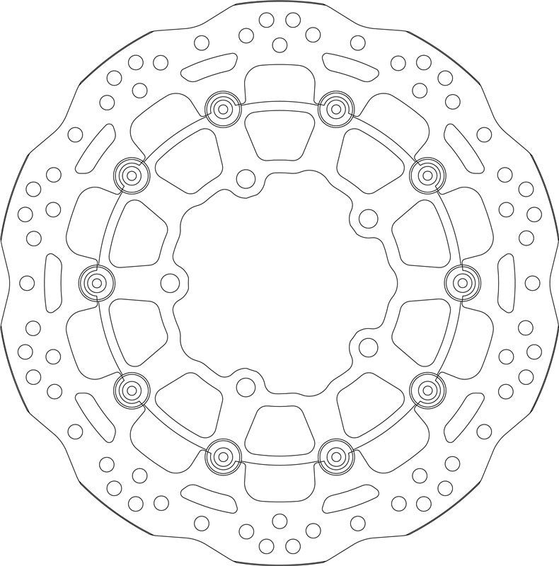 SBS Motorcycle Upgrade Brake Disc 6012A