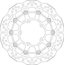 SBS Motorcycle Upgrade Brake Disc 6012A