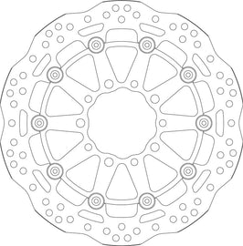 SBS Motorcycle Upgrade Brake Disc 6021A