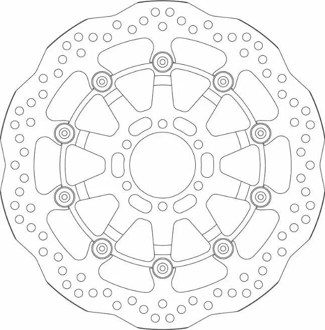 SBS Motorcycle Upgrade Brake Disc 6024A