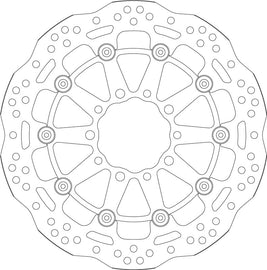 SBS Motorcycle Upgrade Brake Disc 6035A