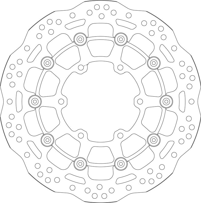 SBS Motorcycle Upgrade Brake Disc 6036A