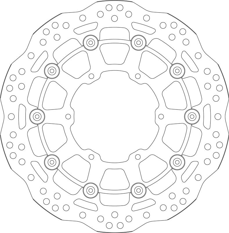 SBS Motorcycle Upgrade Brake Disc 6038A