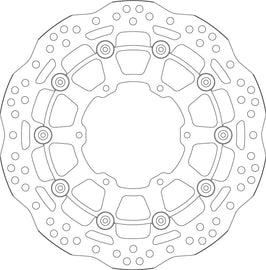 SBS Motorcycle Upgrade Brake Disc 6038A