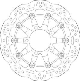SBS Motorcycle Upgrade Brake Disc 6040A