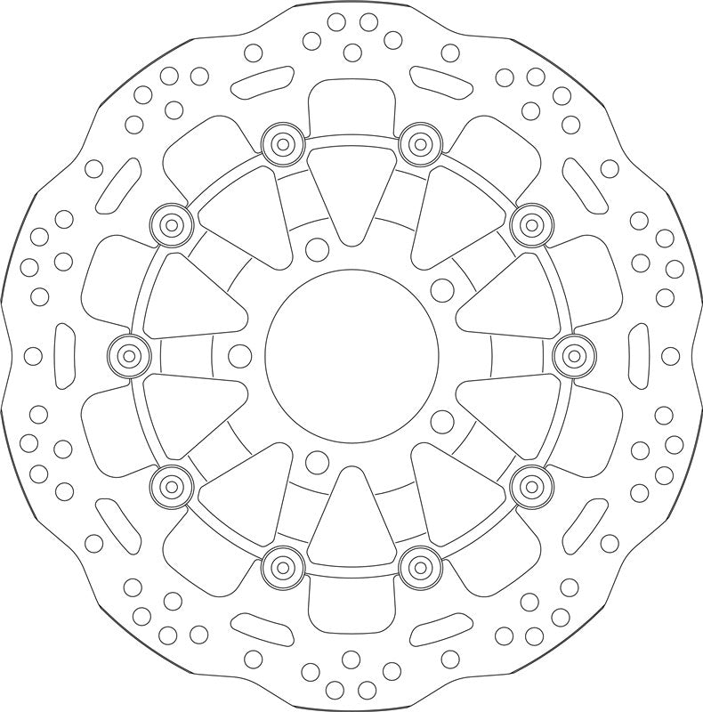 SBS Motorcycle Upgrade Brake Disc 6042A