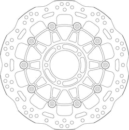 SBS Motorcycle Upgrade Brake Disc 6044