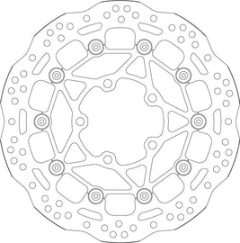 SBS Motorcycle Upgrade Brake Disc 6075