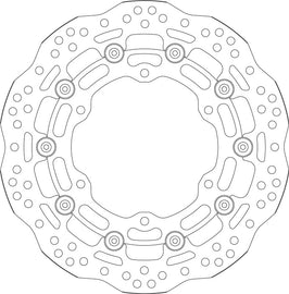 SBS Motorcycle Upgrade Brake Disc 6086A