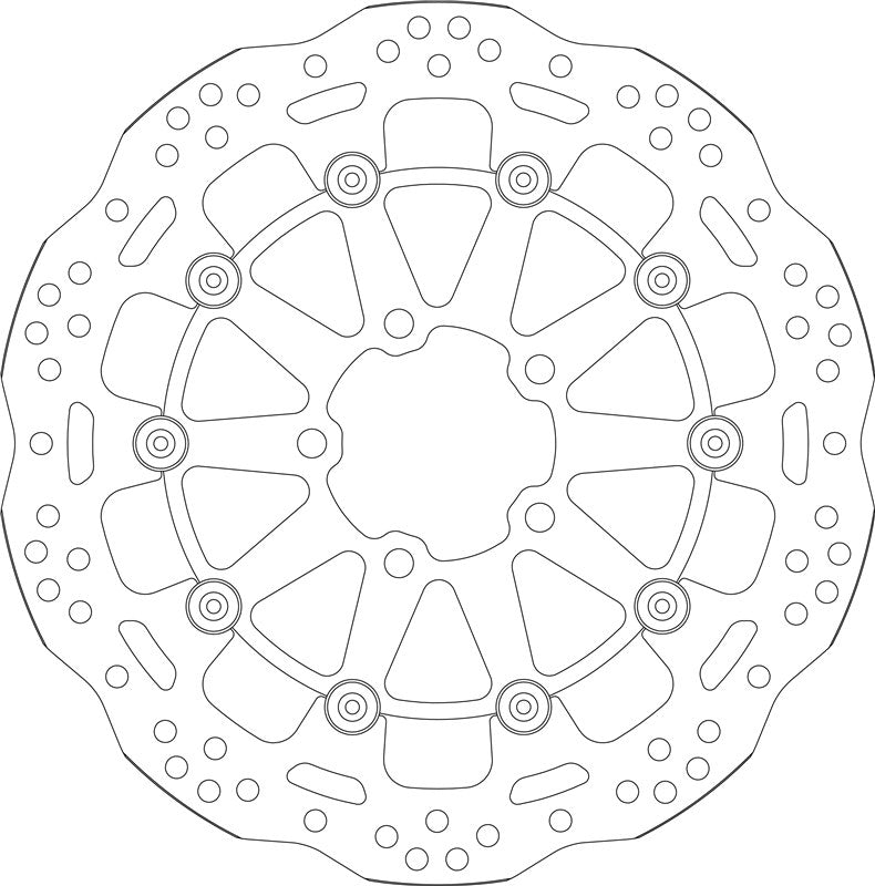 SBS Motorcycle Upgrade Brake Disc 6093A