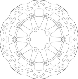 SBS Motorcycle Upgrade Brake Disc 6093A